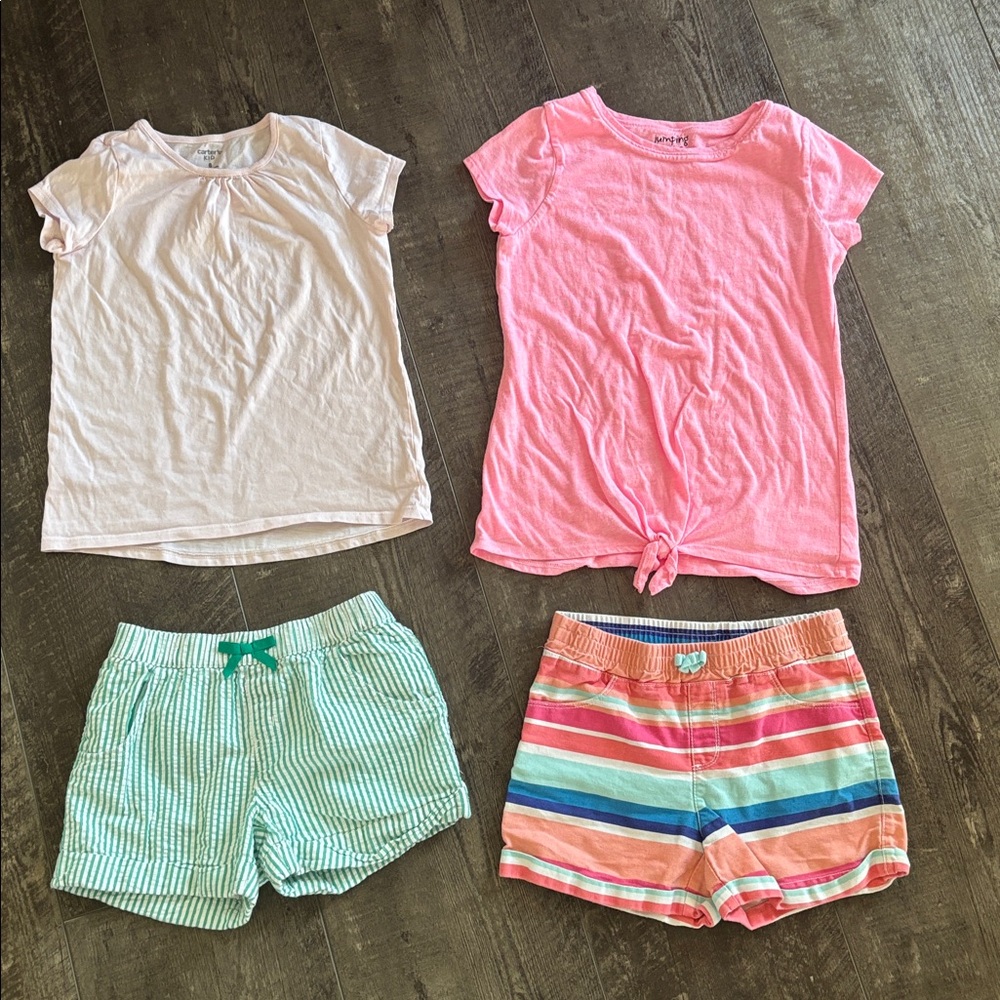 Lot of Gymboree 2 shorts + 2 tops